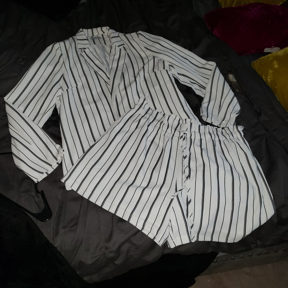 Short set suit (2 piece) 1X